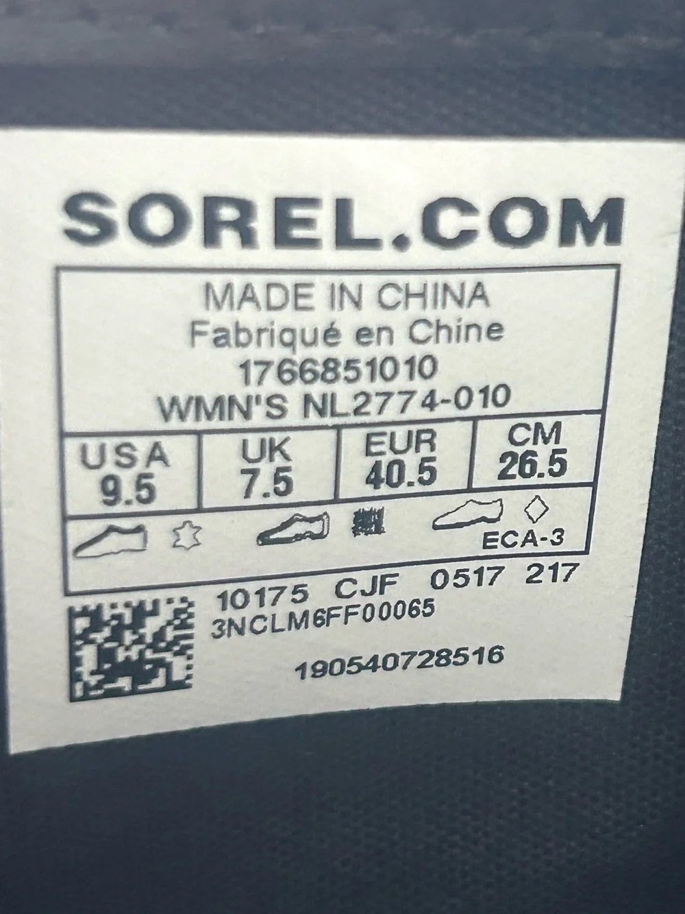 Sorel pre owned